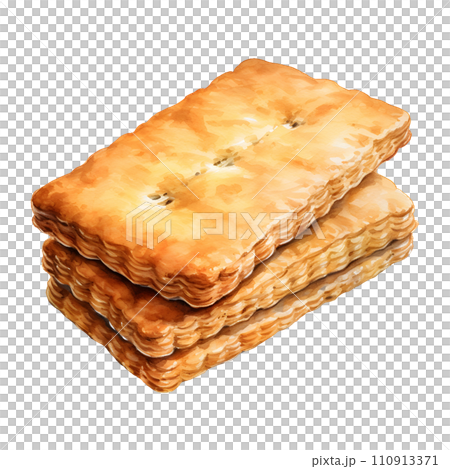 Biscuit bread water color hi quality isolated on white background 110913371
