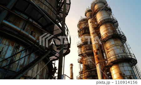 Oil and gas industrial refinery zone Oil and gas industrial refinery zone 110914156