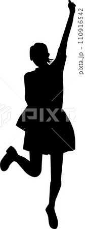 喜ぶ女子学生 110916542