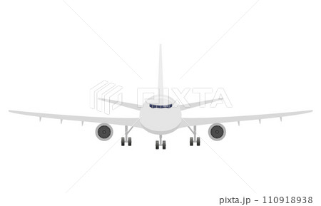 passenger airplane stock vector illustration 110918938