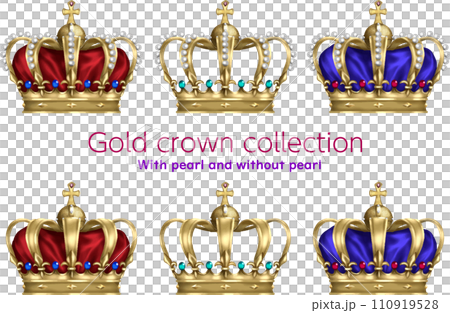 crown king princess gold pearl 110919528