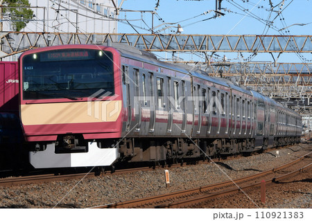 E531系常磐線 カツK423編成 柏~松戸 E531系常磐線 カツK423編成 柏~松戸 110921383