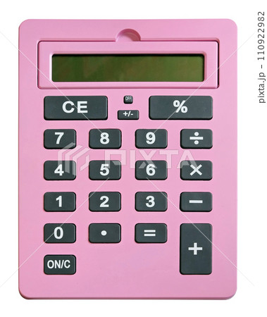 Pink calculator 110922982