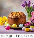 Festive Easter bread panettone. 110924540