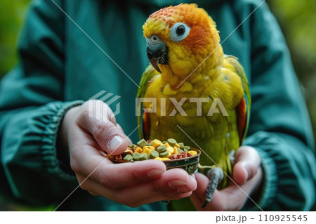 Parrot: how to properly care for and feed 110925545