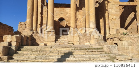 The Capitol Temples Capitolium, Roman ruins of Sbeitla, Sufetula, 2024 110926411