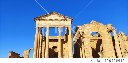 The Capitol Temples Capitolium, Roman ruins of Sbeitla, Sufetula, 2024 110926415
