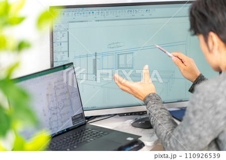 三次元CAD 立体的 3DCG 建築設計 プロジェクト管理 内観 三次元CAD 立体的 3DCG 建築設計 プロジェクト管理 内観 110926539