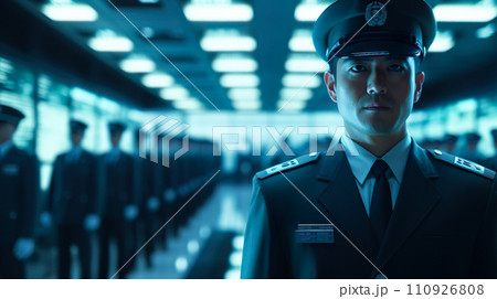 日本の警備隊のイメージ「AI生成画像」 日本の警備隊のイメージ「AI生成画像」 110926808