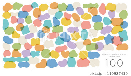ランダムクラウドシェイプセット ランダムクラウドシェイプセット 110927439