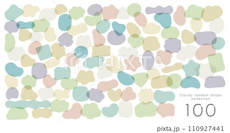 ランダムクラウドシェイプセット ランダムクラウドシェイプセット 110927441