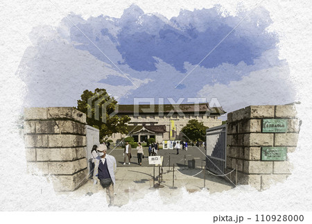上野公園(水彩画 ) - メルカリ