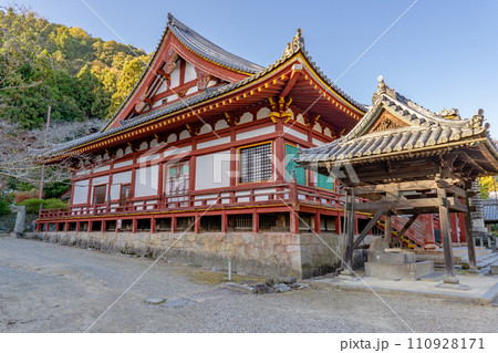 奈良県大和郡山市矢田町の矢田寺（あじさい寺）　本堂（有形文化財） 110928171