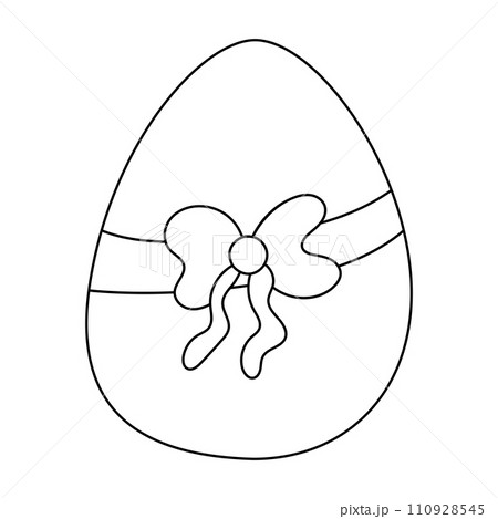 easter egg pattern hunting spring icon element 110928545