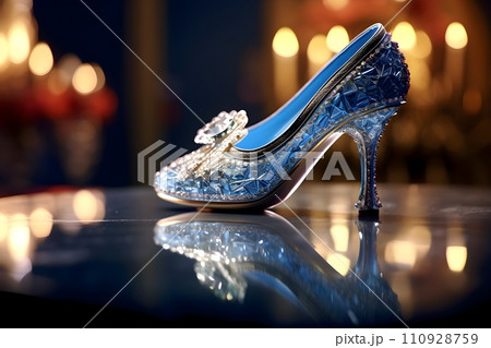 シンデレラのガラスの靴11　AI生成画像 110928759