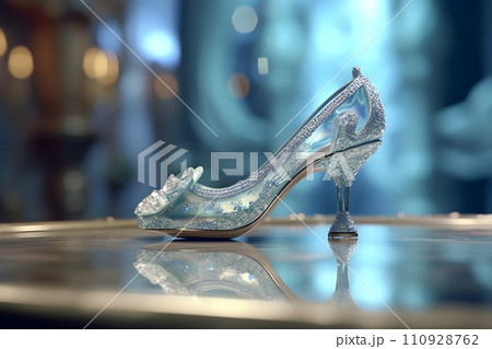 シンデレラのガラスの靴3　AI生成画像 110928762