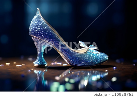 シンデレラのガラスの靴4　AI生成画像 110928763