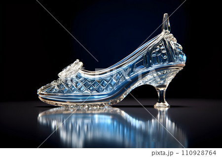 シンデレラのガラスの靴5　AI生成画像 110928764