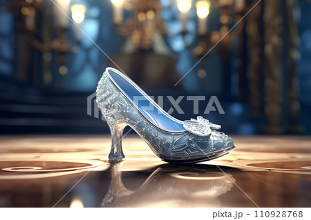 シンデレラのガラスの靴9　AI生成画像 110928768