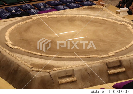 大相撲の土俵（両国国技館） 110932438