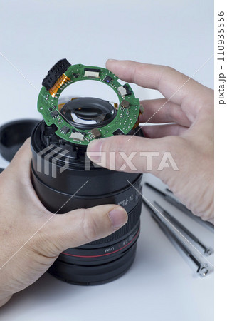 一眼レフカメラ用交換レンズの分解清掃 点検 修理 110935556