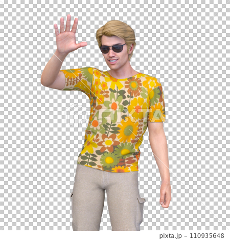 Man wearing sunglasses 110935648