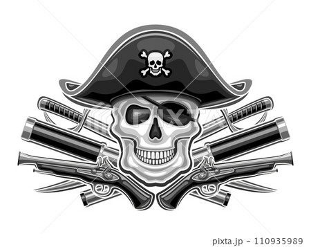 Vector logo for Pirate Skull Vector logo for Pirate Skull 110935989