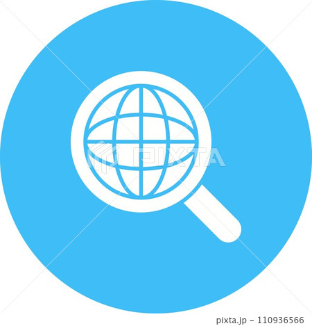Global Search icon vector image. Global Search icon vector image. 110936566