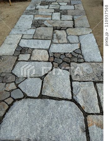 石庭のある風景 窓から見える黄葉 石庭のある風景 窓から見える黄葉 110937568