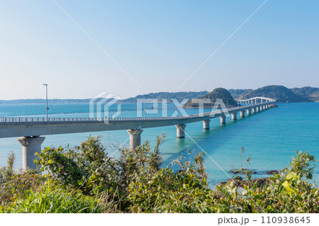 角島大橋を望む 角島大橋を望む 110938645