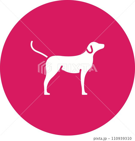 Dog icon vector image. 110939310