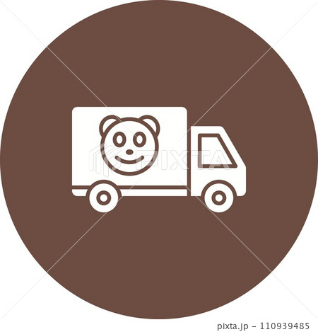 Circus Van icon vector image. Circus Van icon vector image. 110939485