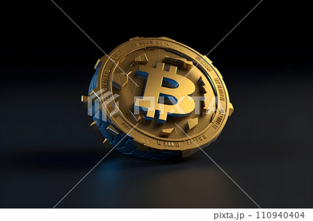 AI-generated content. Concept Of Digital Wallet And Bitcoins. Neural network AI generated art 110940404