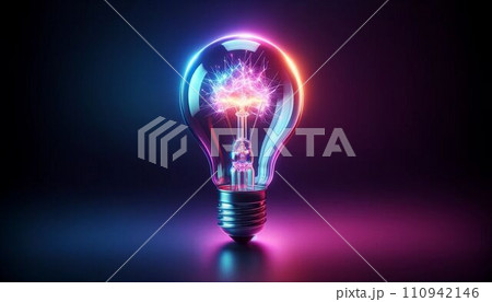 【AI生成】アイデアの光3 110942146