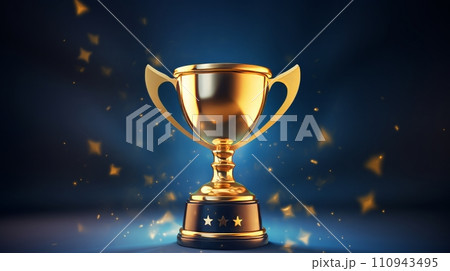 AI-generated content. Golden champion cup. Neural network AI generated art AI-generated content. Golden champion cup. Neural network AI generated art 110943495