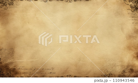 AI-generated content. paper vintage background. Neural network AI generated art 110943546