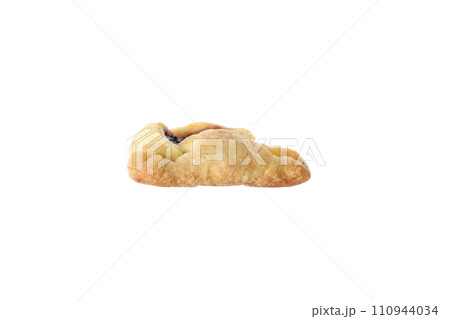 PNG, a traditional cookie for the holiday of Purim, isolated on a white background. PNG, a traditional cookie for the holiday of Purim, isolated on a white background. 110944034