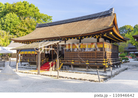 上賀茂神社 細殿(拝殿) --京都市北区上賀茂本山-- 上賀茂神社 細殿(拝殿) --京都市北区上賀茂本山-- 110946642
