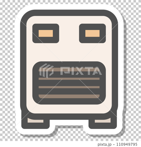 貼紙風格簡單電器單品圖示爐灶 110949795