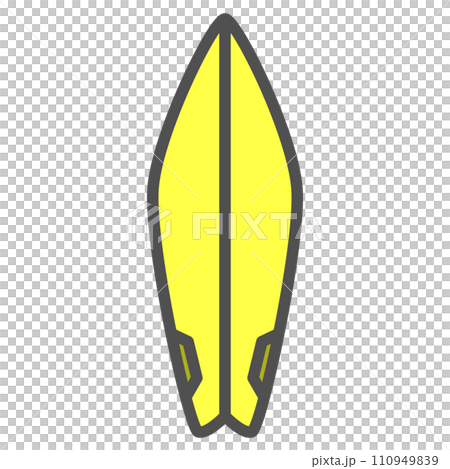 Simple sports equipment color single item icon serve board 110949839