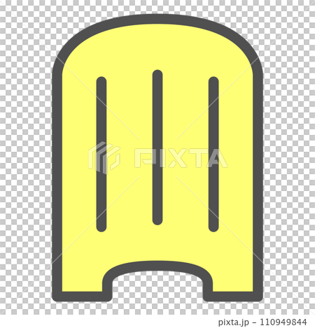 Simple sports equipment color single item icon beat board 110949844