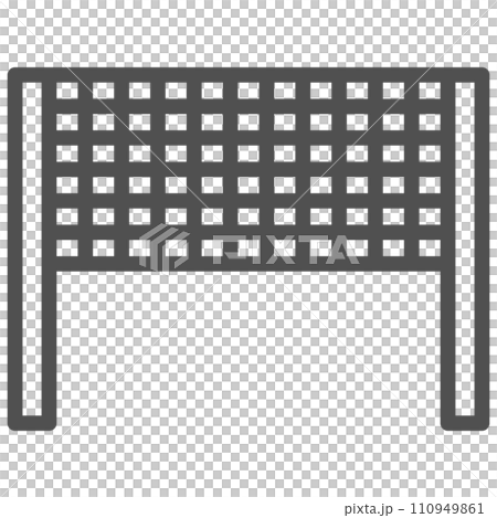 運動器材網簡單線條畫單項圖標 110949861