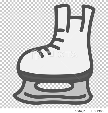 シンプルなスポーツ用品のカラー単品アイコン スケートシューズ シンプルなスポーツ用品のカラー単品アイコン スケートシューズ 110949889