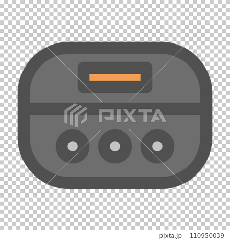 カラーシンプル電化製品の単品アイコン　炊飯器 110950039