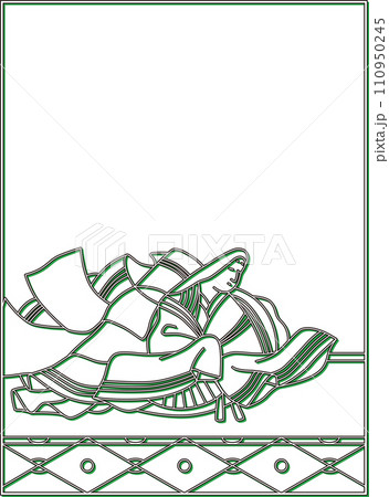 カラーシャドウ百人一首 二条院讃岐 カラーシャドウ百人一首 二条院讃岐 110950245