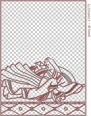 カラーシャドウ百人一首　待賢門院堀河 110950273