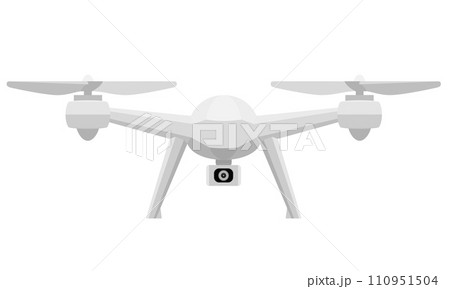 aerial mobile drone quadcopter smart quadrocopter for video and photo shooting stock vector illustration 110951504