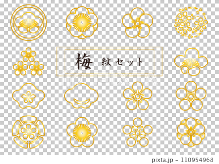 Plum crest set Kinmizuhiki 110954968