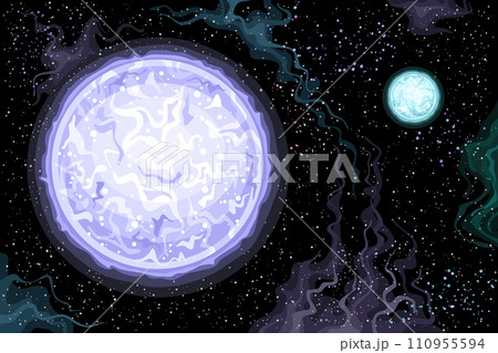 Vector Fantasy Space Chart Vector Fantasy Space Chart 110955594