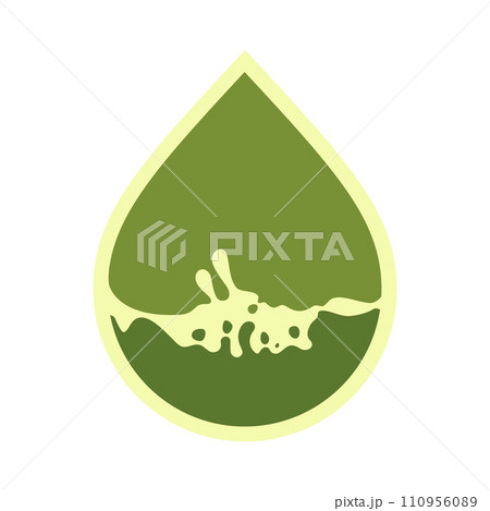 Oil drop icon, can be used for logo and brand name, vector illustration 110956089